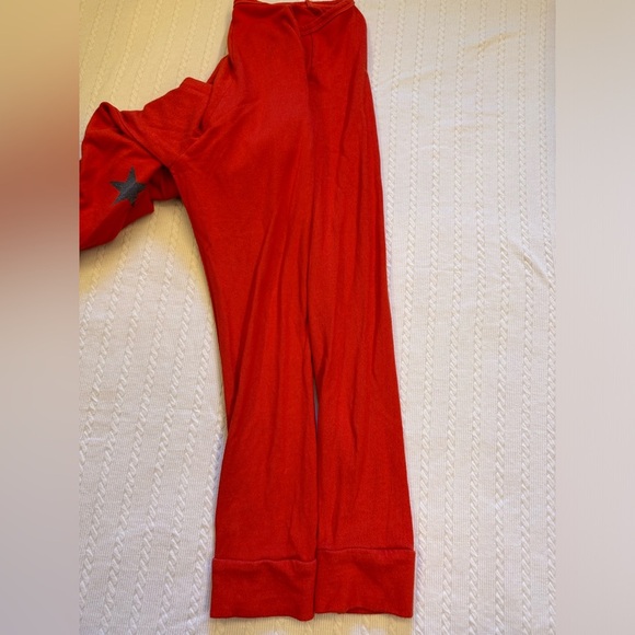 Loungewear Set SUNDRY top & pants Blue Stars in Red Size L/XL (3-4) - Picture 7 of 16
